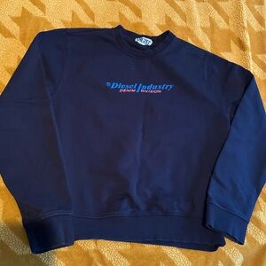 Diesel Men's Dark Blue Crewneck Sweater